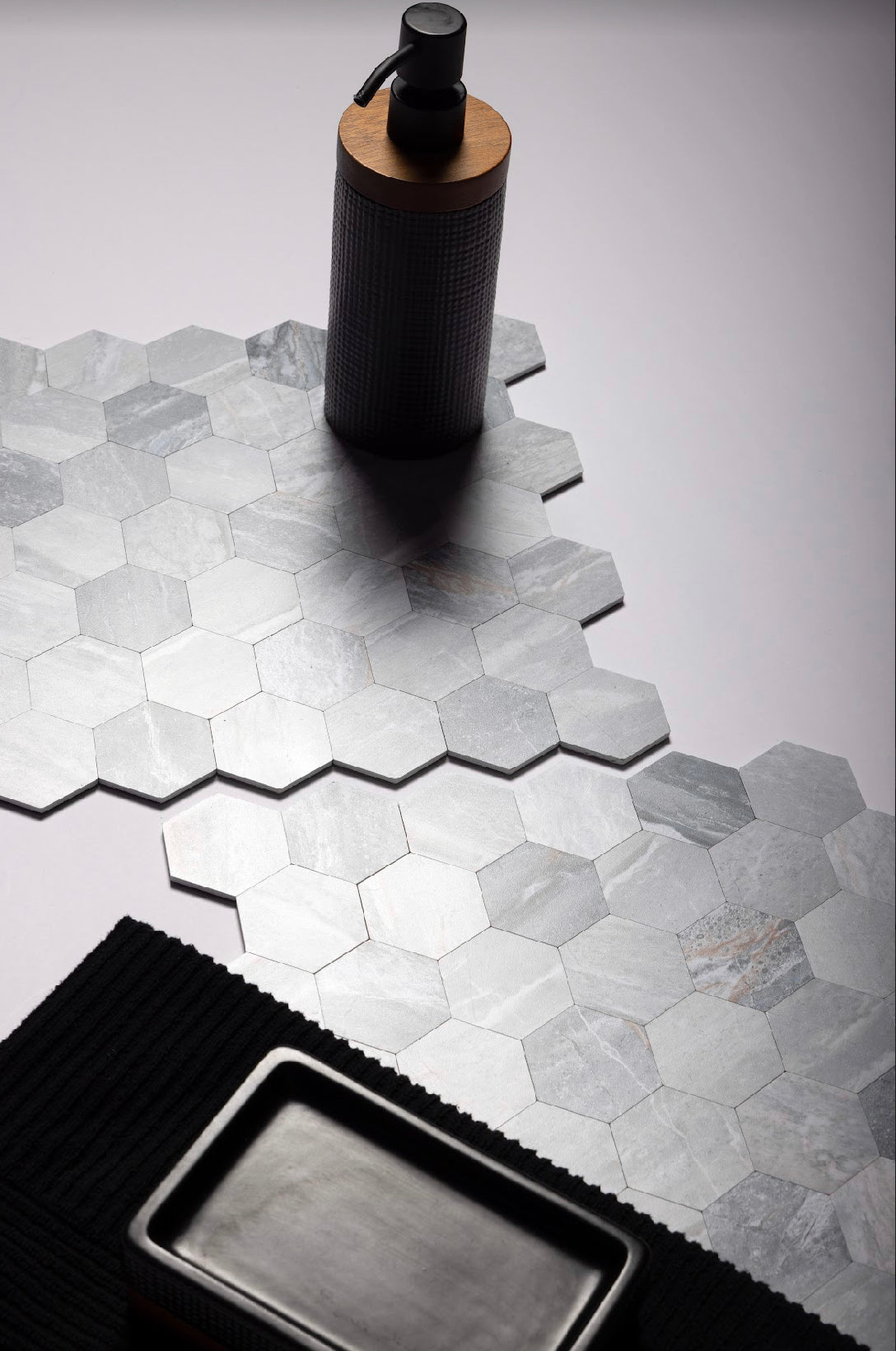 Hexagon Peel and Stick Wandtegels