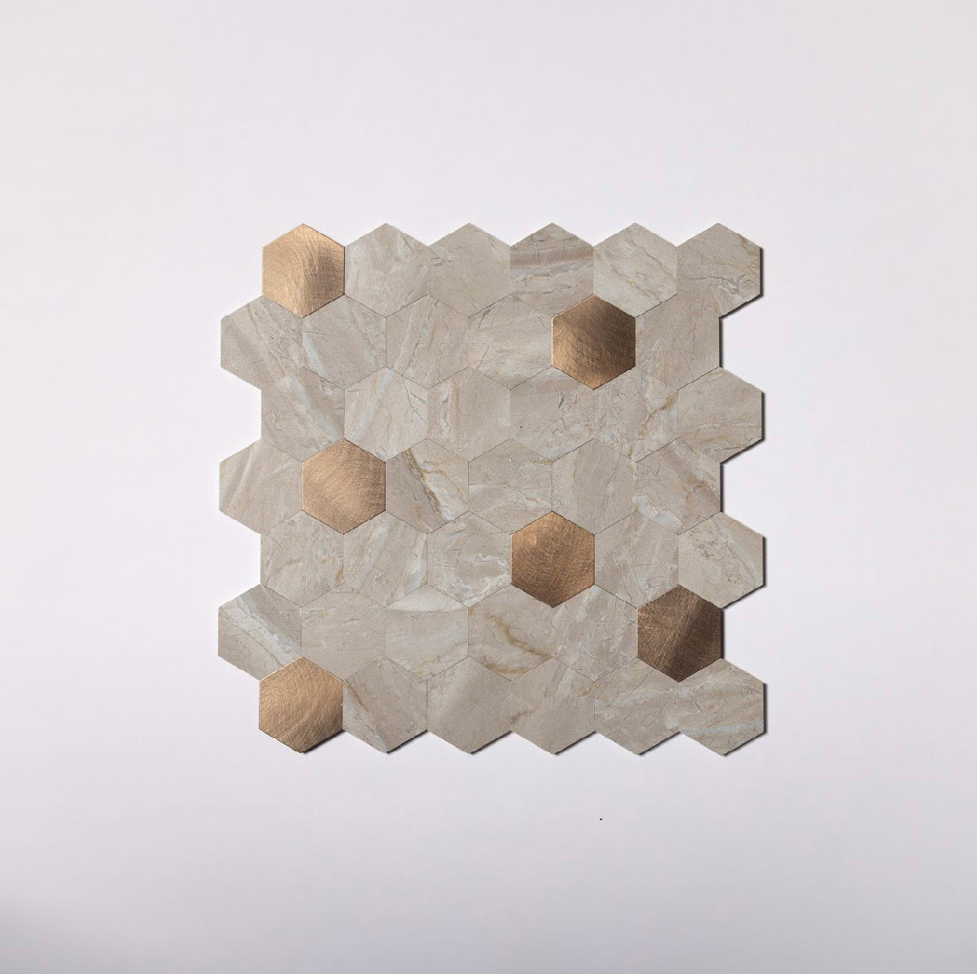 Hexagon Peel and Stick Wandtegels