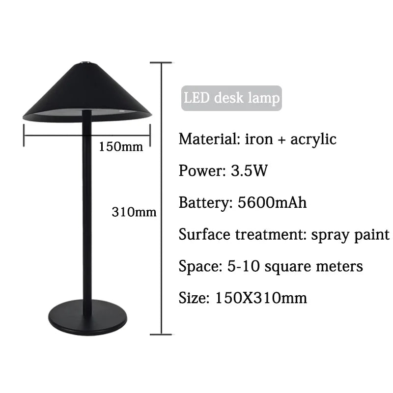 LumiFlex - Draadloze LED Bureaulamp