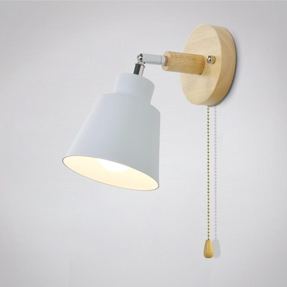 FlexiGlow - Draaibare Wandlamp met Trekketting Schakelaar