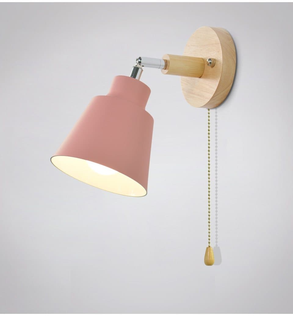 FlexiGlow - Draaibare Wandlamp met Trekketting Schakelaar