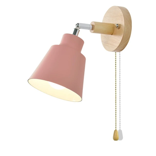 FlexiGlow - Draaibare Wandlamp met Trekketting Schakelaar