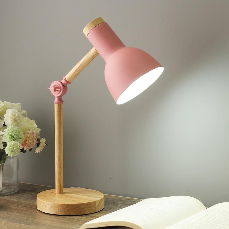 LuminoShade - Moderne Houten Bureau Lamp in Scandinavische Stijl