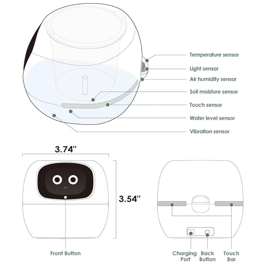 Slimme Plantpot Ivy - Innovatieve Plantverzorging