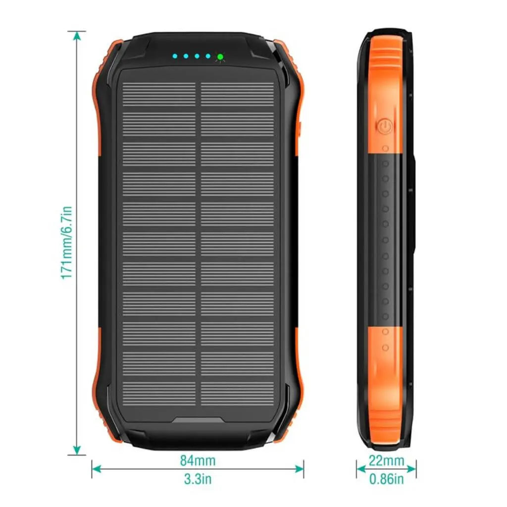 Krachtige Solar PowerBank – Draagbare Oplader voor Avonturiers