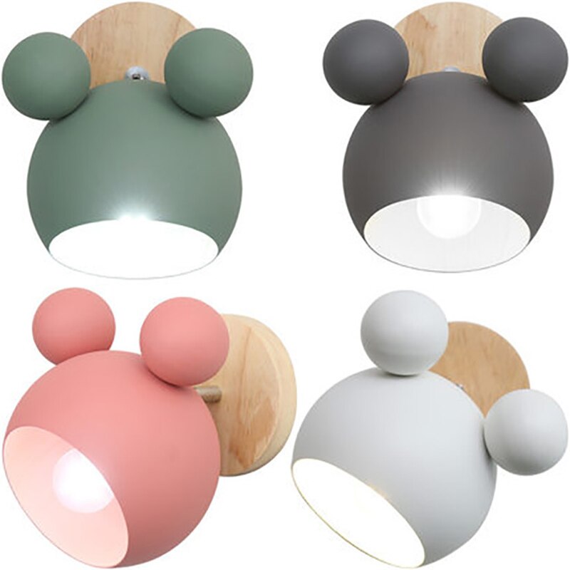 Noordse LED-Wandlamp voor Kinderkamer