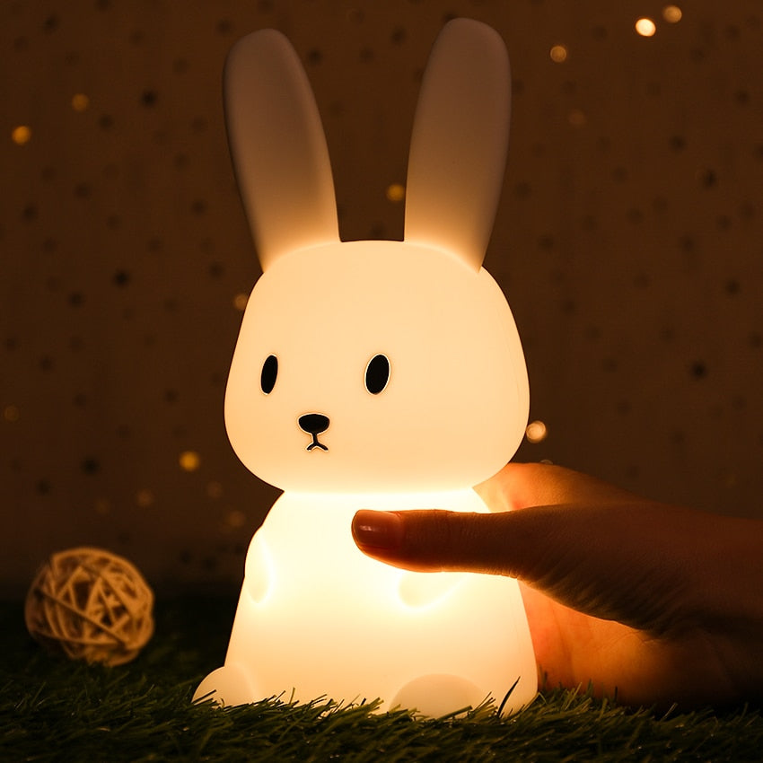 Bunny Touch-LED-Nachtlamp voor Kinderen