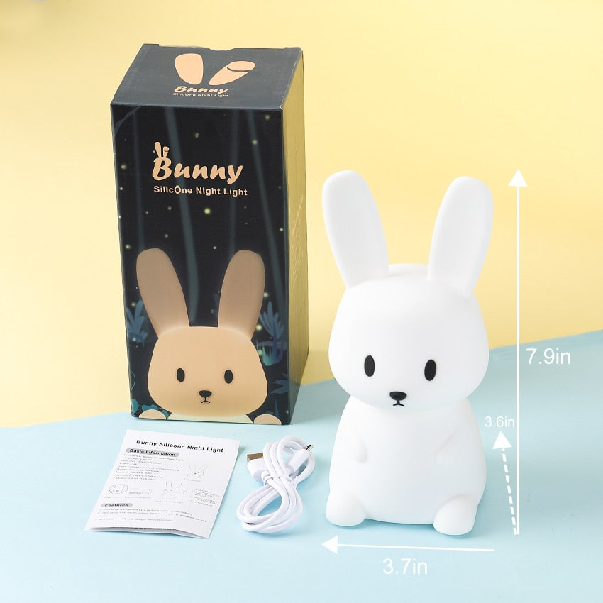 Bunny Touch-LED-Nachtlamp voor Kinderen