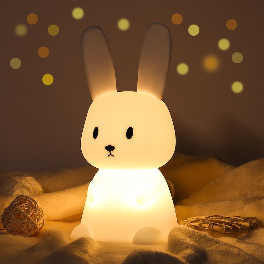 Bunny Touch-LED-Nachtlamp voor Kinderen