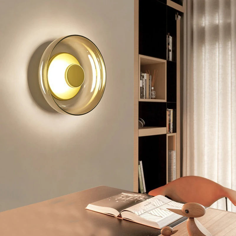 Glazen Kom Slaapkamer Bedlamp Wandlamp