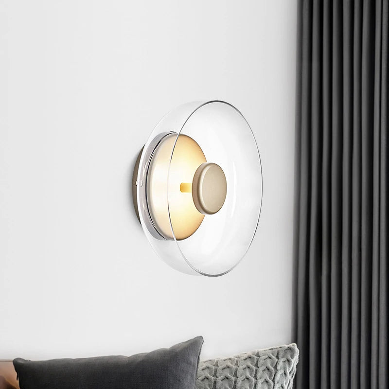 Glazen Kom Slaapkamer Bedlamp Wandlamp