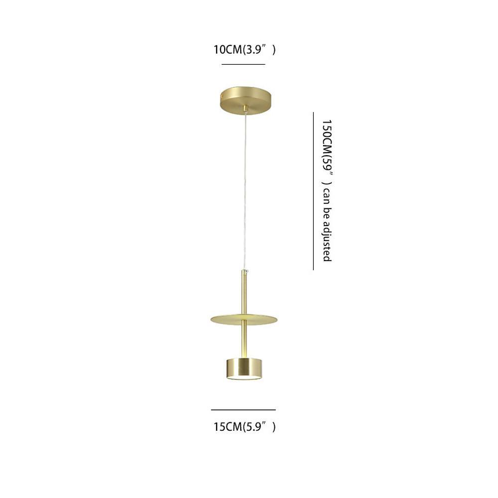 1-Lamp Metalen Hanglampen voor Keukeneiland